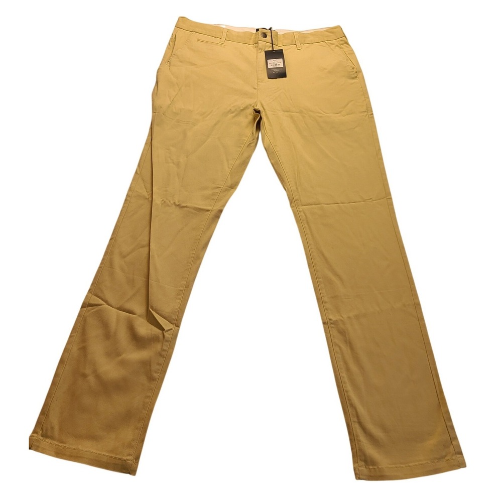Five Four Jagger Straight Leg Khaki‎ Yellow Chino Pants Men's 37x31 NEW NWT